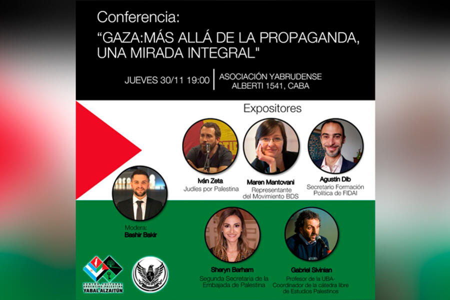 Conferencia: "Gaza: más allá de la propaganda, una mirada integral”